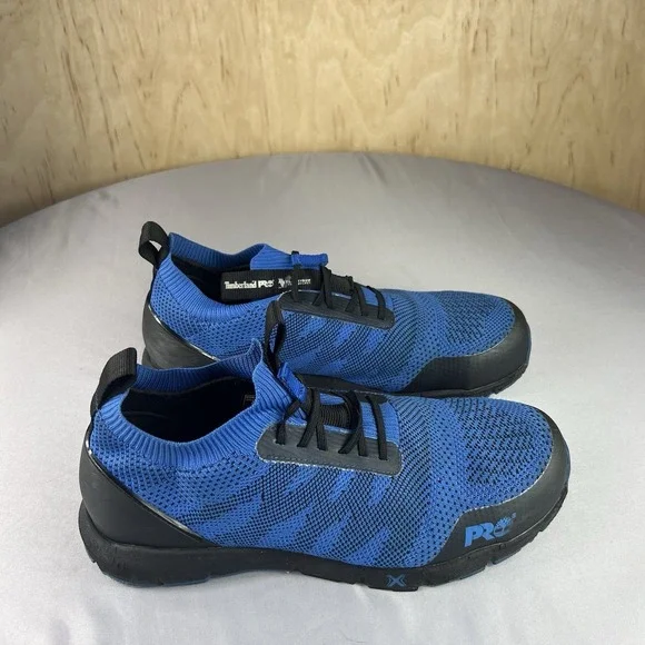 Timberland PRO Radius Men's 10 Slip-On Safety Toe Knit Work Shoes Composite Toe - Picture 6 of 16